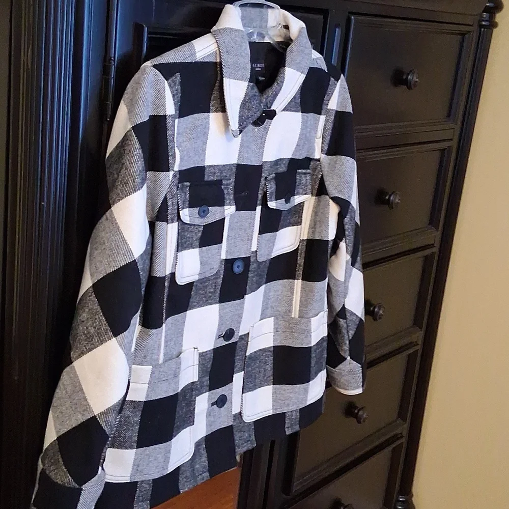 Talbots Black And White Jacket NWOT - Picture 6 of 9